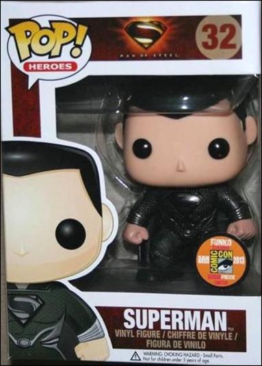POP! Heroes figure 32 Superman (Man of Steel) Black Suit 1/1008