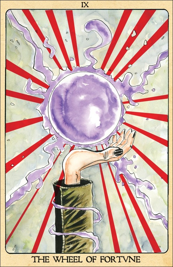 Minor Arcana (2024) issue 9-D Jeff Lemire Tarot Card Virgin 1:10 Cover