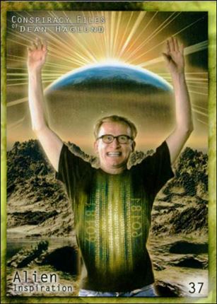 Conspiracy Files of Dean Haglund (Base Set) card 37 Alien Inspiration