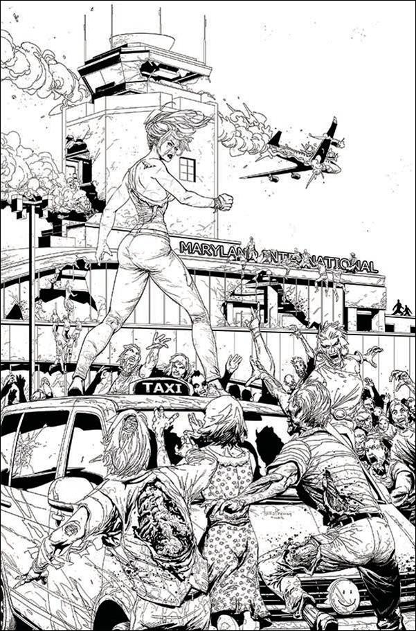 Almost Dead issue 1-E Tyler Kirkham 1:20 Sketch Cover