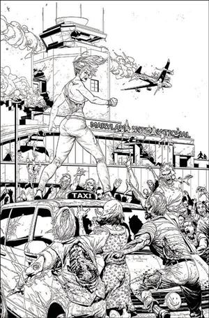 Almost Dead issue 1-E Tyler Kirkham 1:20 Sketch Cover