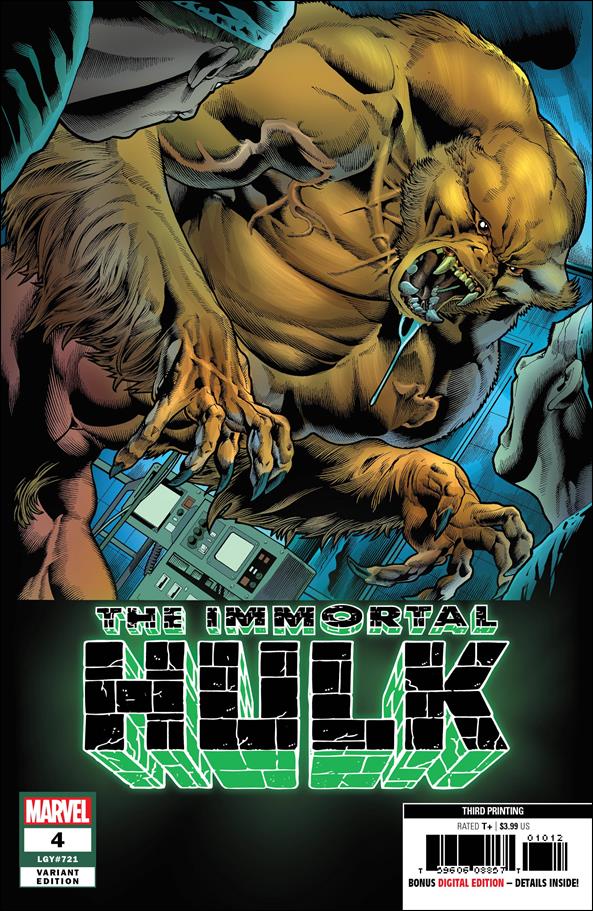 Immortal Hulk issue 4-D Joe Bennett Cover (3rd Printing)