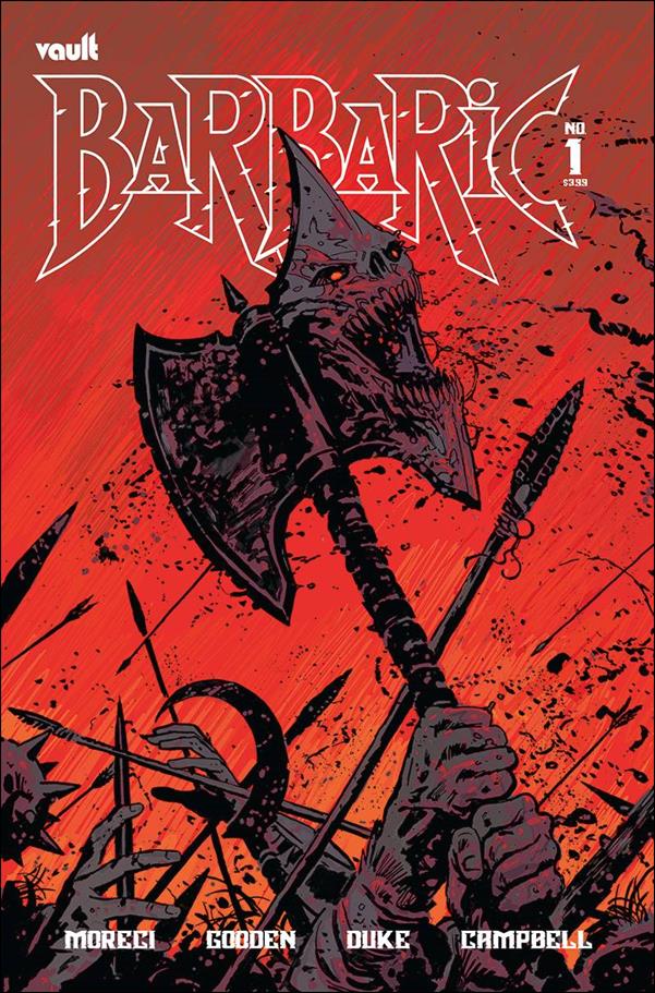 Barbaric issue 1-B Josh Hixson Cover