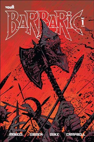 Barbaric issue 1-B Josh Hixson Cover