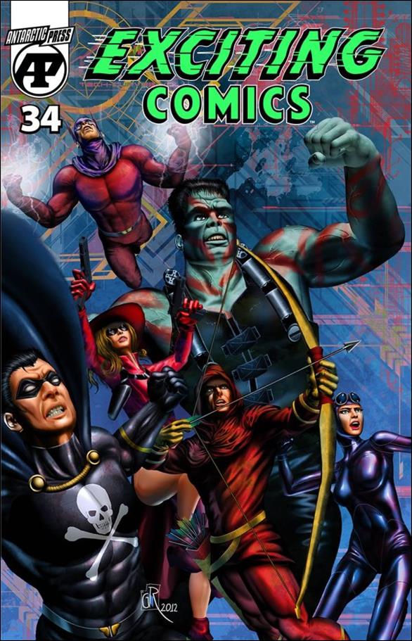 Exciting Comics (2019) issue 34 Guillermo Romano Cover