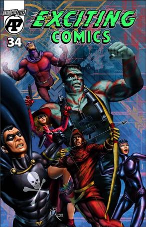 Exciting Comics (2019) issue 34 Guillermo Romano Cover