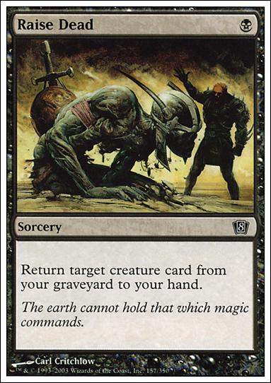 Magic the Gathering: 8th Edition (Base Set) card 157 Raise Dead