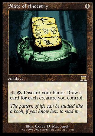 Magic the Gathering: Onslaught (Base Set) card 310 Slate of Ancestry