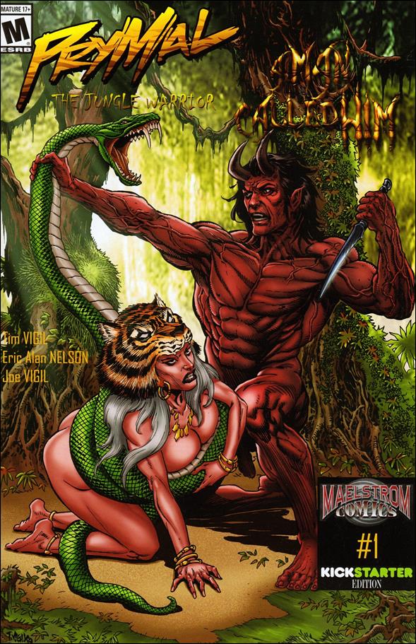 Prymal: A Man Called Him issue 1 Tim Vigil Kickstarter Cover