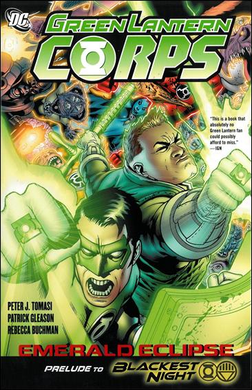 Green Lantern Corps: Emerald Eclipse issue 1 Dust Jacket