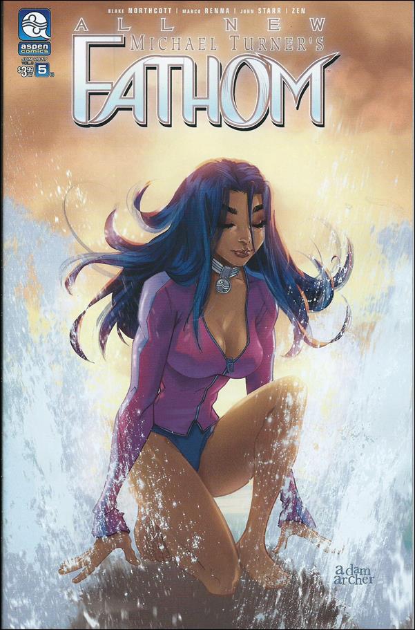 All New Michael Turner's Fathom issue 5-B Adam Archer Cover