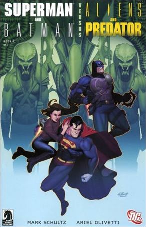 Superman and Batman vs Aliens and Predator issue 2 Prestige Format