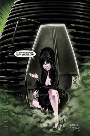 Elvira in Horrorland issue 5-I Dave Acosta 1:30 Virgin Cover