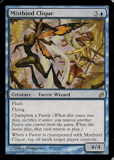 Magic the Gathering: Lorwyn (Base Set) card 75 Mistbind Clique