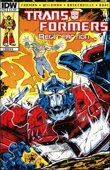 Transformers: Regeneration One issue 92-B Guido Guidi Cover
