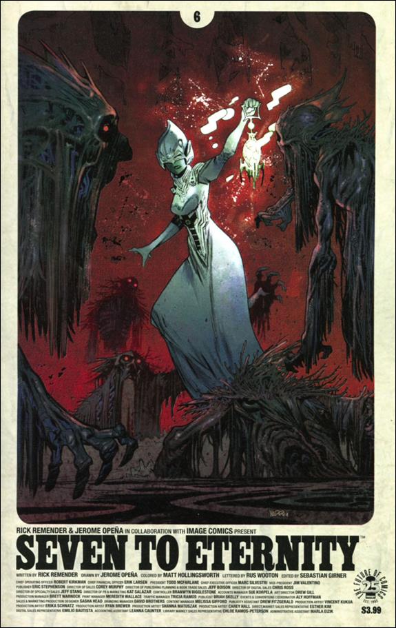 Seven to Eternity issue 6-B James Harren Cover