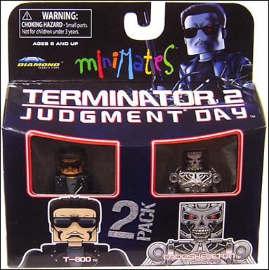 Terminator 2: Judgement Day Minimates figure 2 T-800 and Endoskeleton