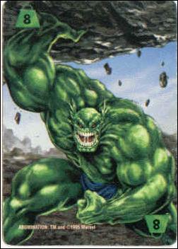 Marvel OverPower (Base Set) card nn304 Strength Level 8 Power Card