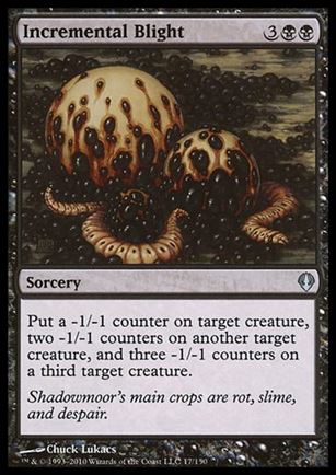 Magic the Gathering: Archenemy (Base Set) card 17 Incremental Blight