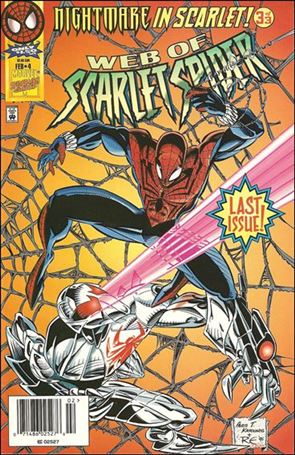Web of Scarlet Spider issue 4-B Newsstand Edition / Price Variant