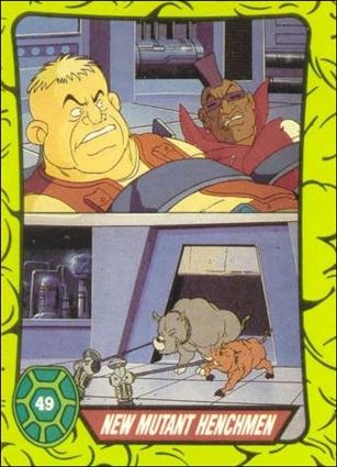 Teenage Mutant Hero Turtles (Ireland) (Base Set) card 49 New Mutant Henchmen