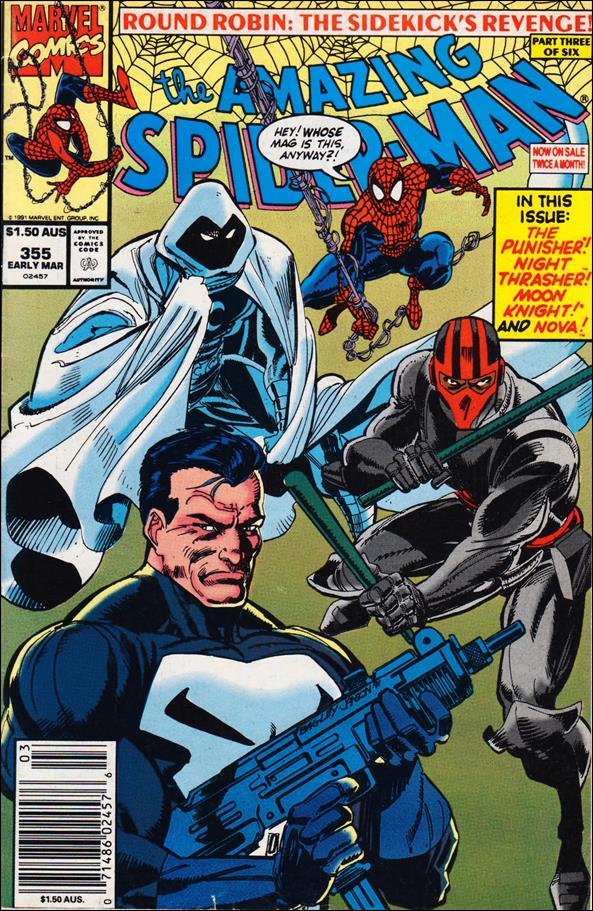Amazing Spider-Man (1963) issue 355-B Australian Price Cover