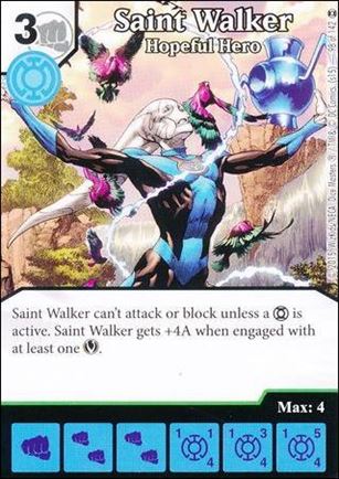DC Comics Dice Masters War of Light card 98 Saint Walker: Hopeful Hero