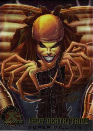 1996 Fleer Ultra X-Men All Chromium (Base Set) card 67 Lady Deathstrike