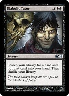 Magic the Gathering: 2014 Core Set (Base Set) card 95 Diabolic Tutor