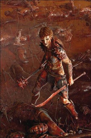 Red Sonja (2023) issue 15-K Björn Barends Virgin 1:15 Cardstock Cover