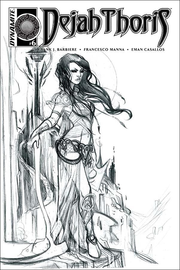 Dejah Thoris (2016) issue 6-B 1:10 Black & White Cover