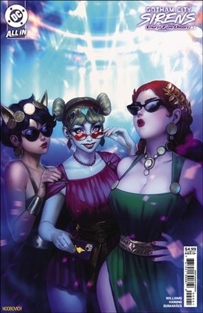 Gotham City Sirens: Unfit for Orbit issue 2-B Noobovich Cardstock Cover