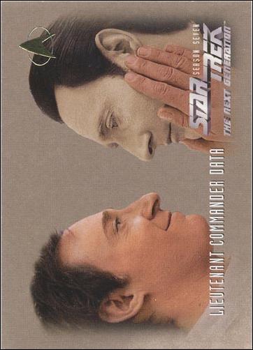 Star Trek: The Next Generation - The Episode Collection Season Seven (Base Set) card 737 Lieutenant Commander Data
