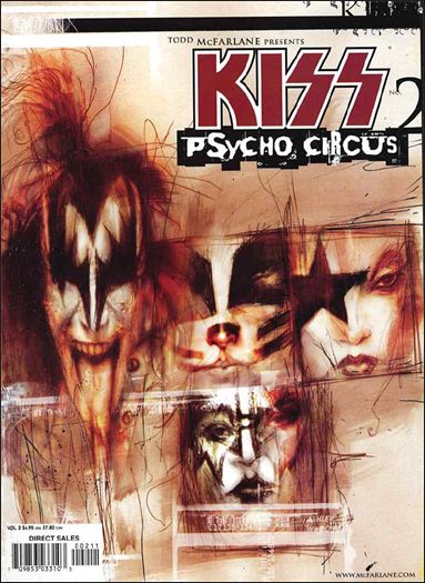 Todd McFarlane Presents: Kiss Psycho Circus issue 2 Magazine Sized