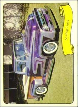 Kustom Cars II (Base Set) card 44-B Scallop Truck (Checklist  Back)