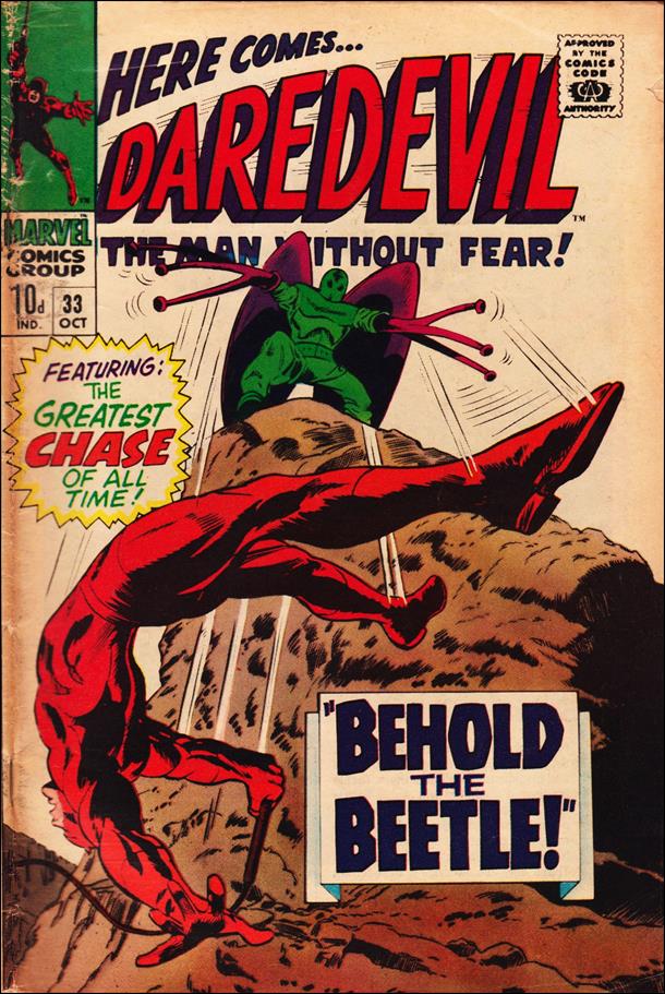 Daredevil (1964) issue 33-B UK Price Cover