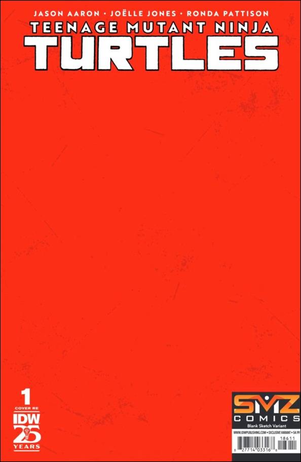Teenage Mutant Ninja Turtles (2024) issue 1-ZZA Retailer Exclusive Red Blank Sketch Cover
