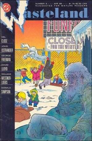 Wasteland (1987) issue 5 George Freeman Cover