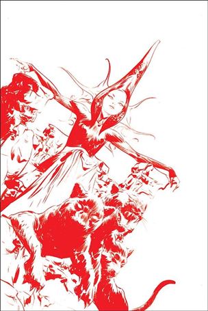 Sacred Six issue 4-K Jae Lee 1:21 Red & White Virgin Cover