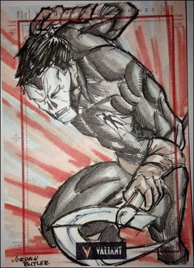 2013 Valiant Comics Preview Trading Card Set (Sketch Card Subset) card JBut-01