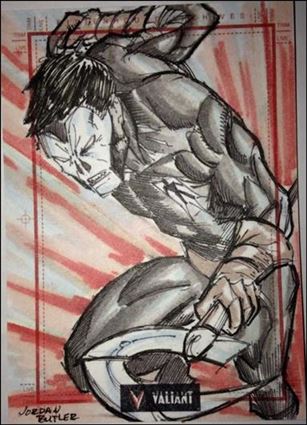 2013 Valiant Comics Preview Trading Card Set (Sketch Card Subset) card JBut-01