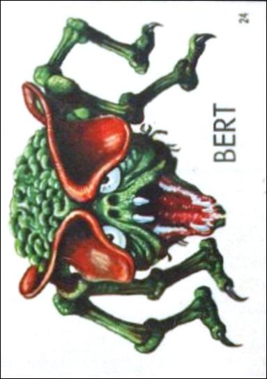 Ugly Stickers (1965) (Base Set) card 24 Bert
