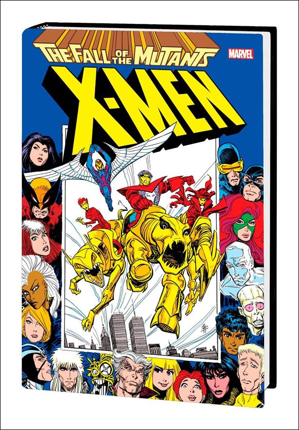 X-Men: Fall of the Mutants Omnibus issue nn-B Bret Blevins Direct Market Cover