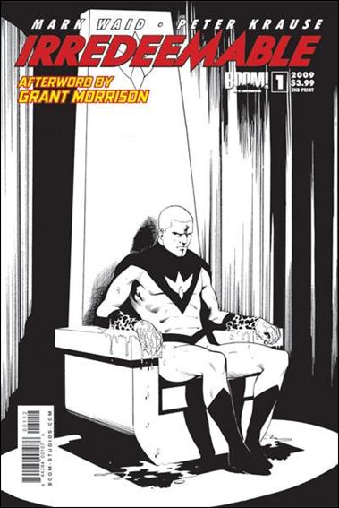 Irredeemable issue 1-H Barry Kitson Black and White Cover (2nd Printing)