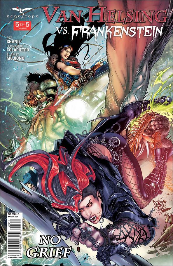 Van Helsing vs Frankenstein issue 5-D Leonardo Colapietro Cover