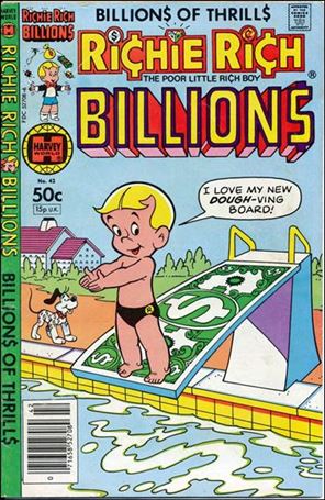 Richie Rich Billions issue 42-B 50 Cent Price Cover