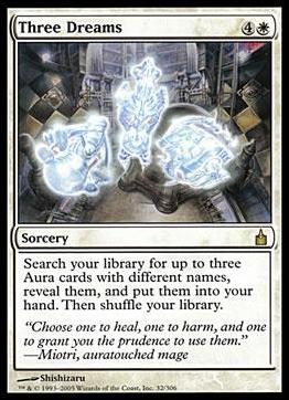 Magic the Gathering: Ravnica (Base Set)  card 32 Three Dreams