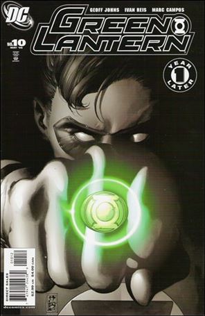Green Lantern (2005) issue 10-B Gray Cover (2nd Printing)