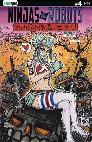 Ninjas and Robots issue 4-C TM Showers Cover