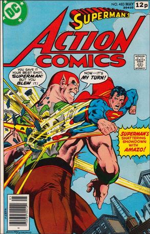 Action Comics (1938) issue 483-C UK Price Cover
